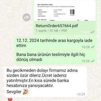 İade Sürecinde Müşteri Mağduriyeti