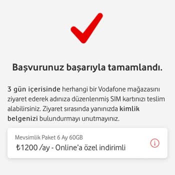 Vodafone Taahhütlü Tarifede Fiyat Şoku