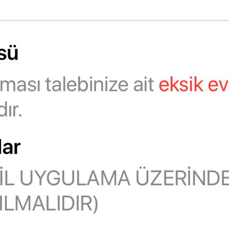 Eksik İBAN Mağduriyeti