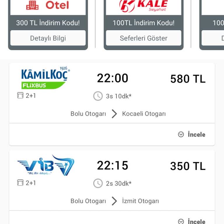 Kamil Koç'un Fahiş Fiyat Politikası