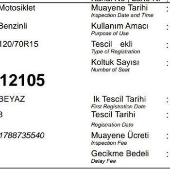 TÜVTÜRK Kredi Kartı İşlem Ücreti Şikayeti