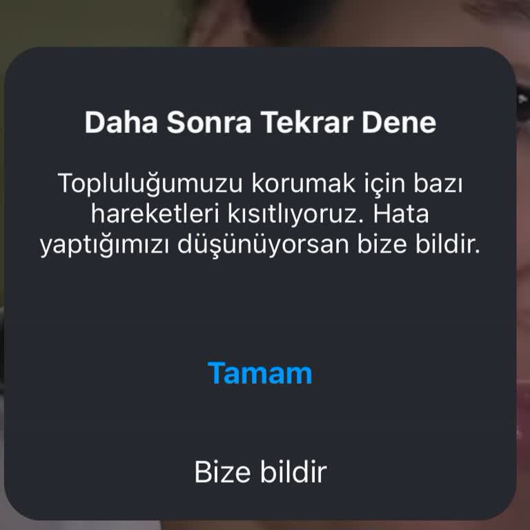 Instagram Hesabımda Sürekli Kısıtlamalarla Karşılaşıyorum