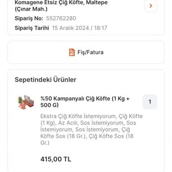 Çocuklarımın Çiğköfte Bekleyişi: İki Sipariş İptali Ve Hayal Kırıklığı