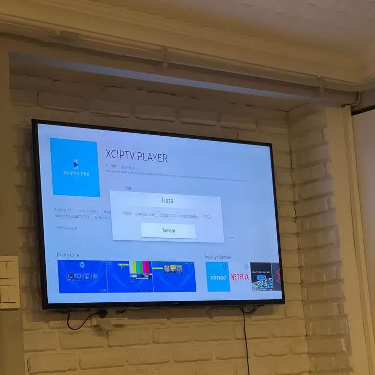 Samsung TV'de Uygulama İndirme Sorunu