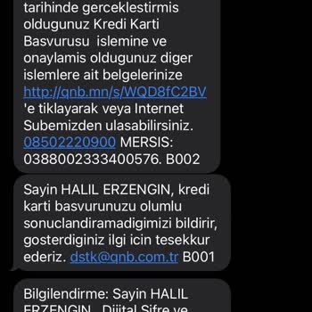 QNB Finansbank Kredi Kartı Onayı Ve İptali Konusundaki Belirsizlik