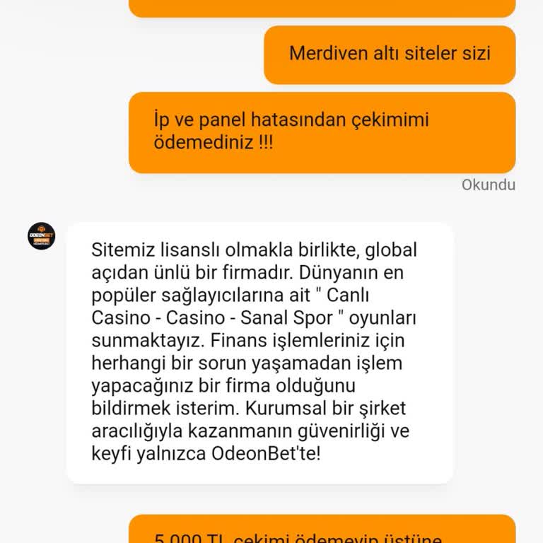Odeonbet'te Paramı Alamıyorum!