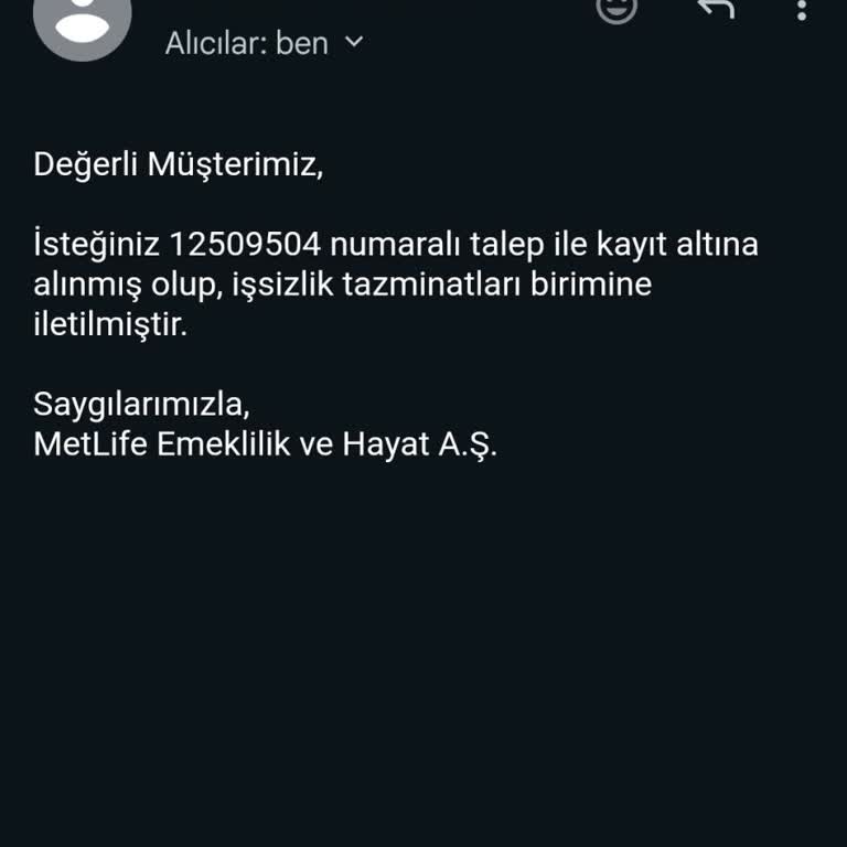 Sigorta Ödemesi İçin Bekletiliyorum
