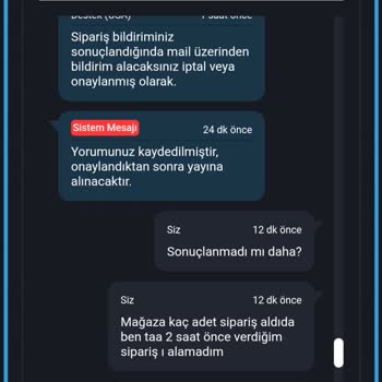 Gece Yarısı Sipariş Kabusu