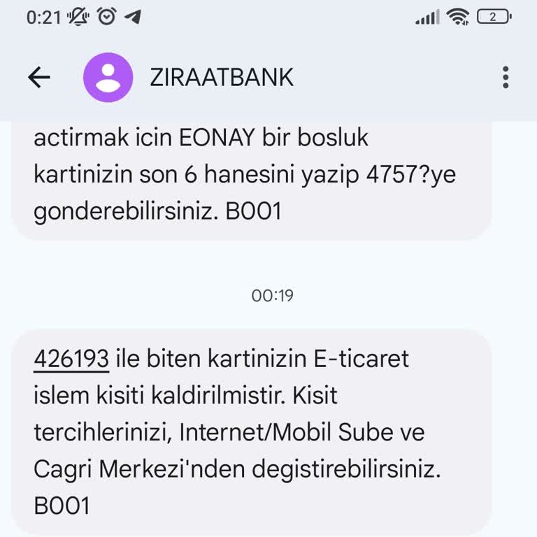 E-Ticaret İşlemleri İçin Kısıtlama Sorunu