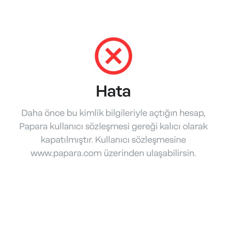 Papara Hesabım Haksız Yere Kapandı Yardım Bekliyorum!