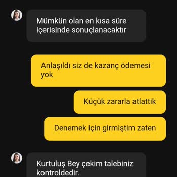 Ödeme Yapılmayan Yatırım Deneyimi