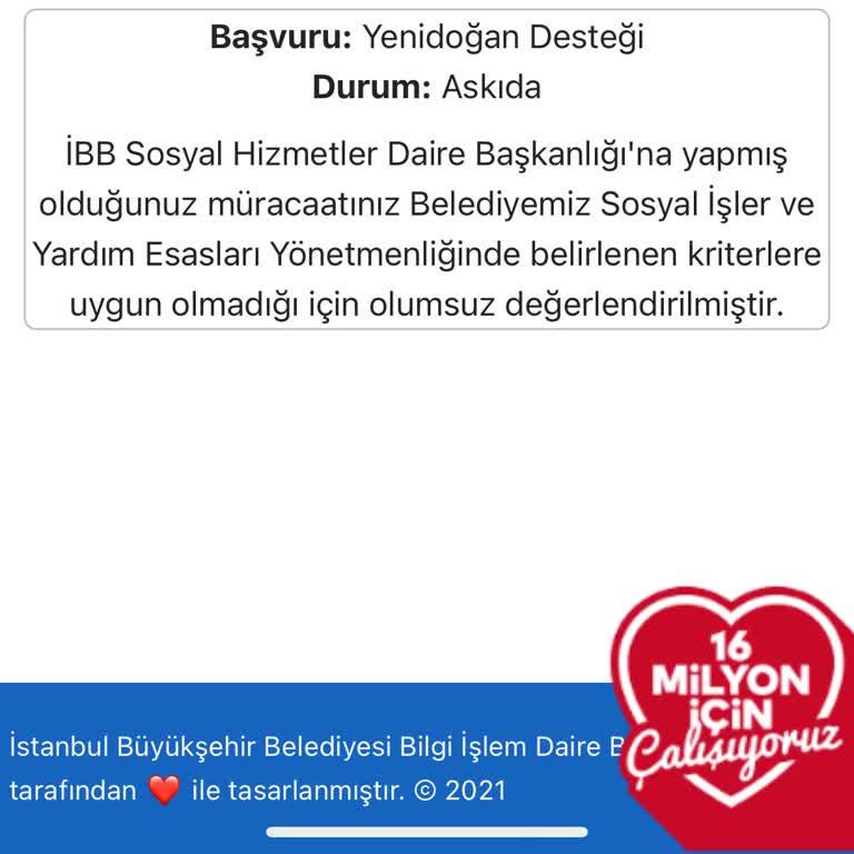 İBB Destek Başvurularında Adaletsizlik