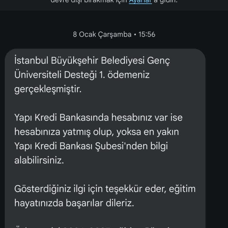 Genç Üniversiteli Bursum Neden Hâlâ Yatmadı?