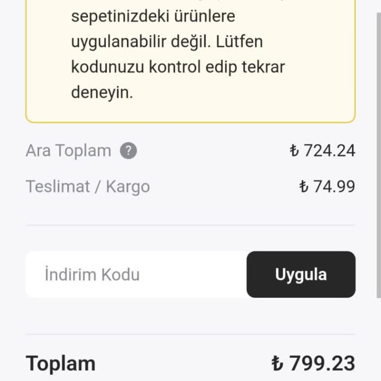 Online Alışverişte Kupon Kodu Sorunu Ve İletişim Eksikliği