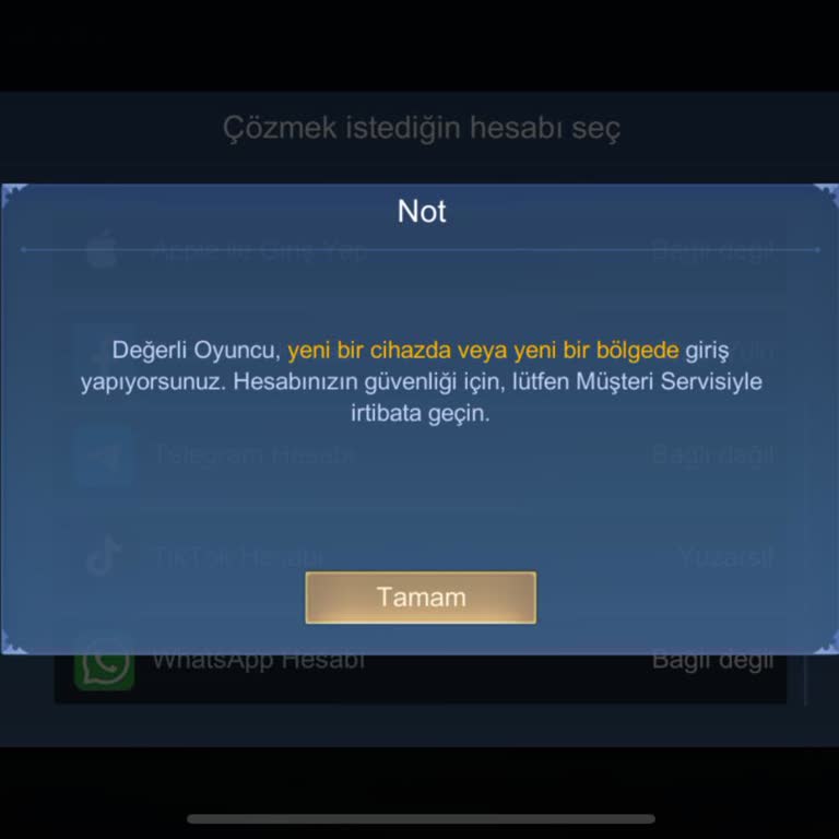 Hesap Bağlantı Sorunu Ve Müşteri Hizmetleri Engeli