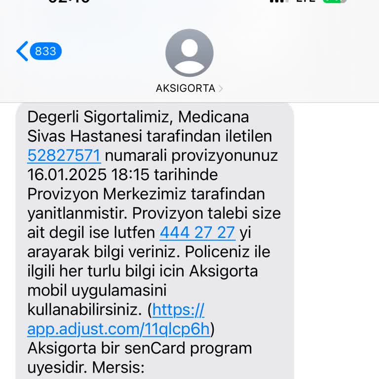Sağlık Sigortası Provizyon Onayı Sorunu