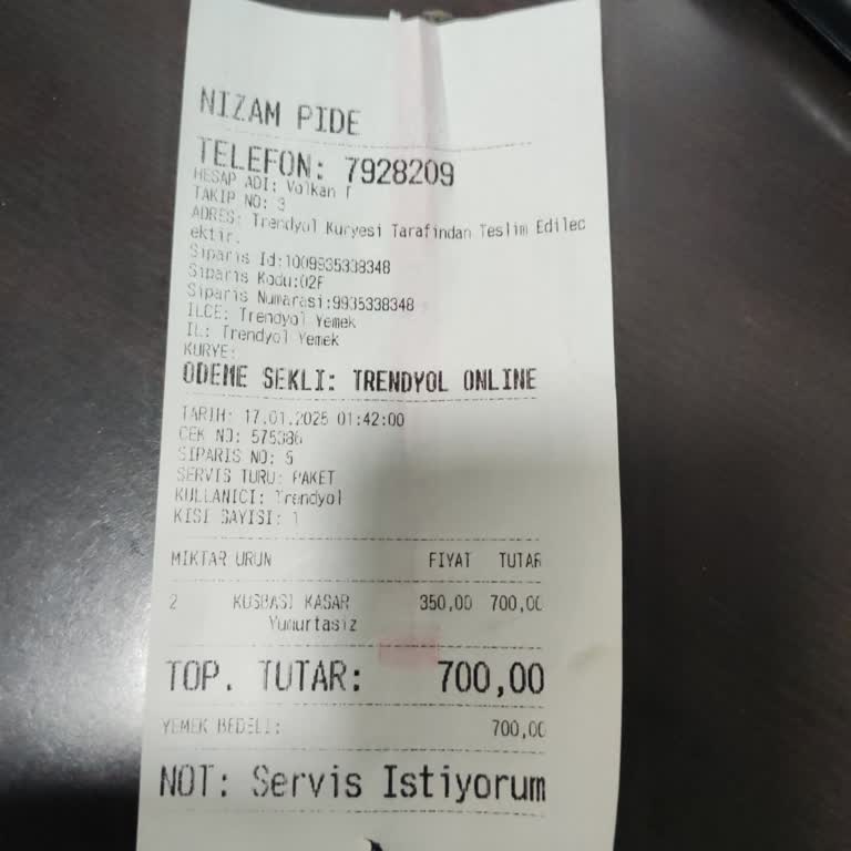 Yanlış Sipariş Ve Sistem Hatası