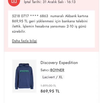 Boyner'de Eksik Ürün Ve Keyfi İptallerle Mağduriyet