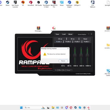 Rampage Rm K19 Kulaklık Yazılım Sorunu