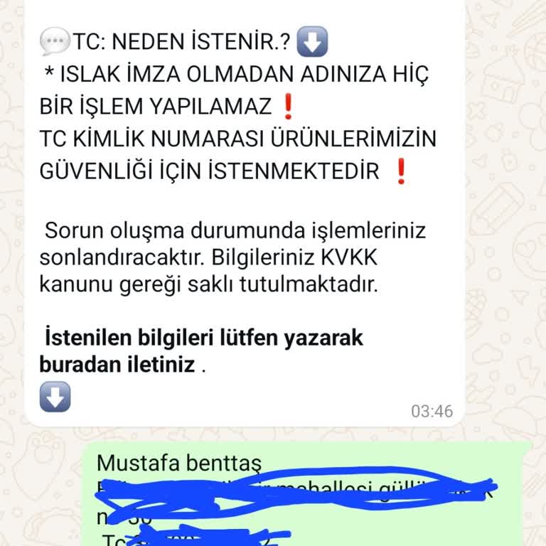 Kişisel Bilgilerin Güvenliği Hakkında Endişe