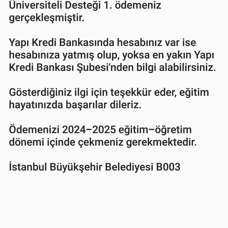 İBB Genç Üniversiteli Desteği Ödemesi Yapılmadı
