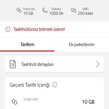 Vodafone Faturalı Hattımda Beklenmedik Yüksek Fatura Şoku