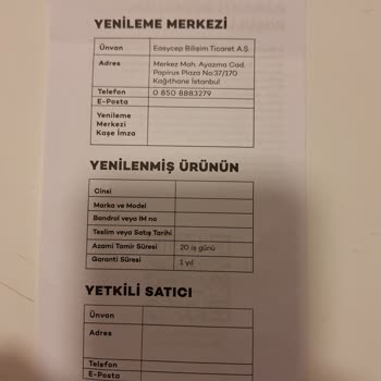 Yenilenmiş Telefonun Bitmeyen Sorunları