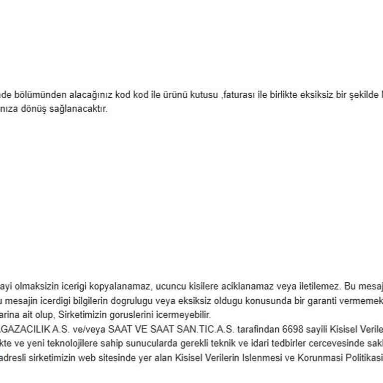 Sipariş İptali Ve Kargo Süreci Karmaşası