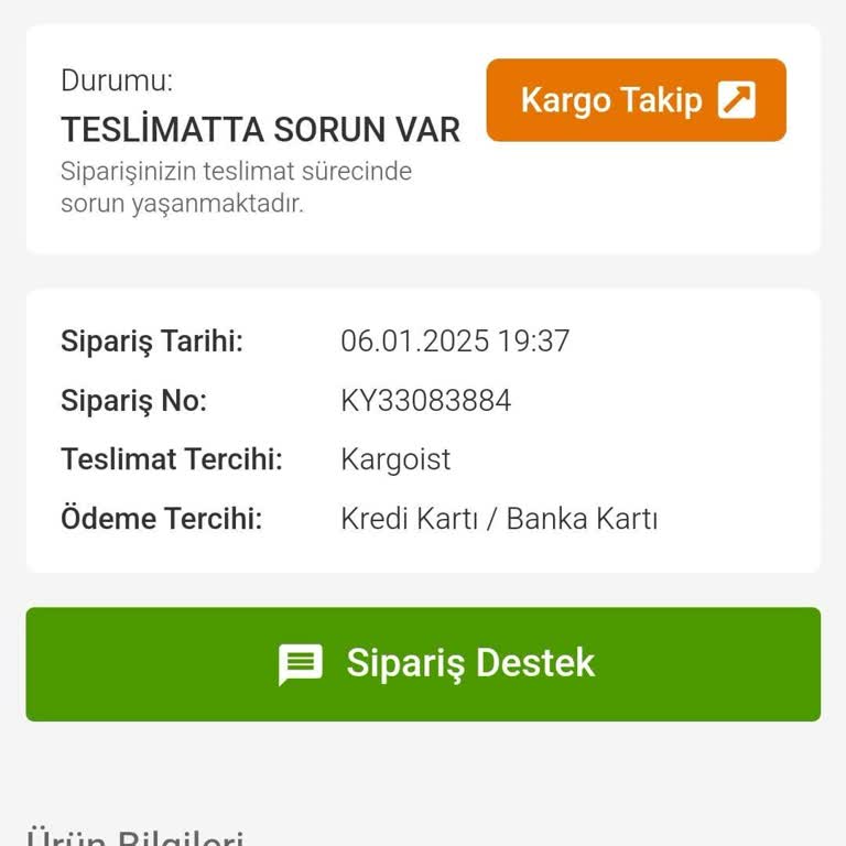 Teslim Edilmeyen Kitap Siparişi Ve İletişimsizlik Sorunu