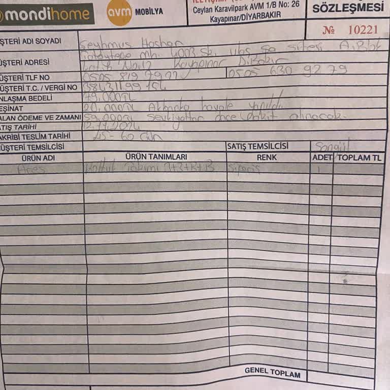 Yanlış Renk Koltuk Teslimatı Ve Yanıltıcı Beyan