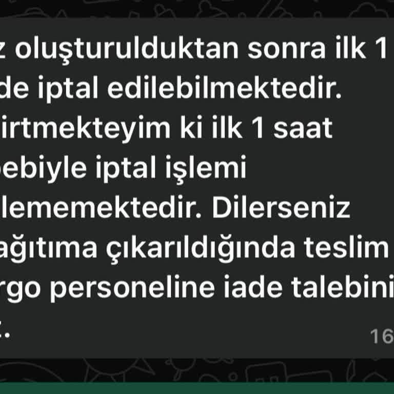 Penti Sipariş İptali Ve Gönderim Sorunu