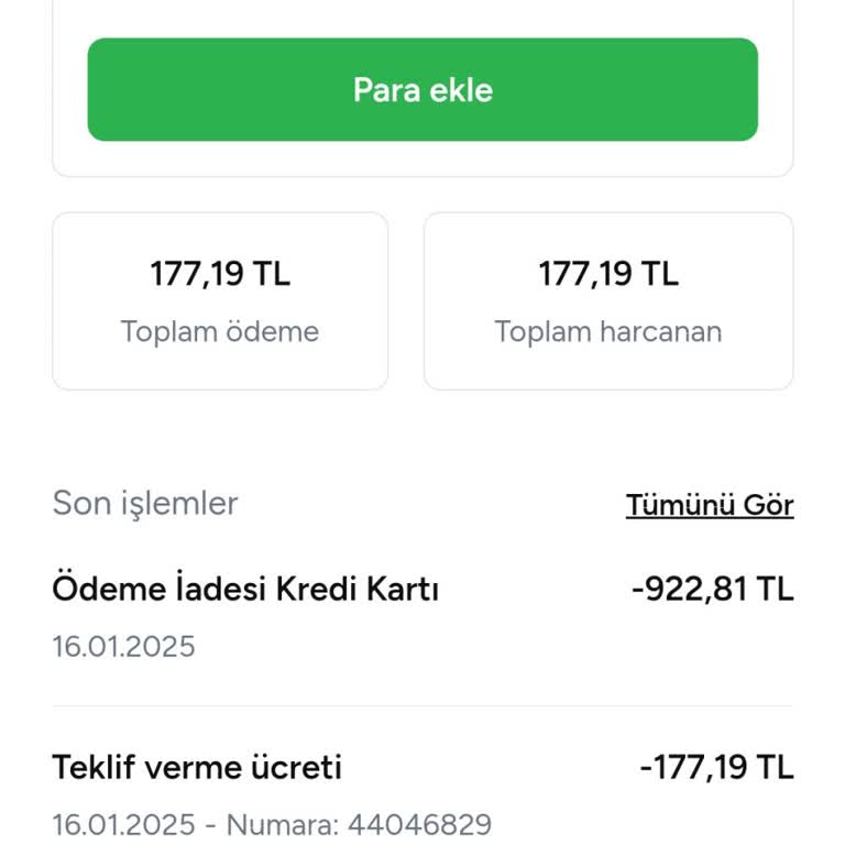 Ödeme İadesi Sorunu Ve Müşteri Hizmetlerine Ulaşamama