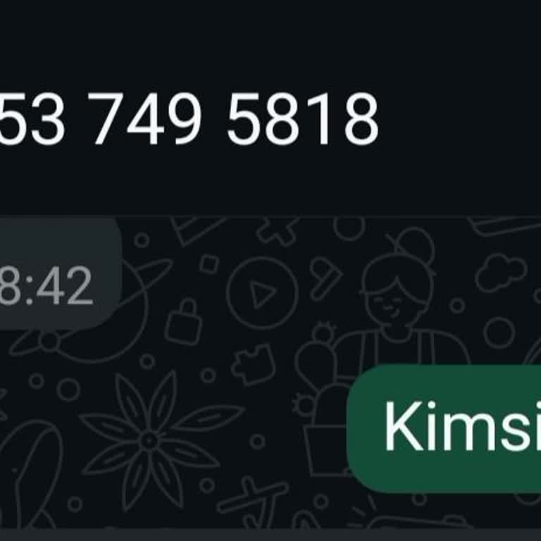 Bilinmeyen Numaradan Gelen Mesaj Ve Güvenlik Endişesi