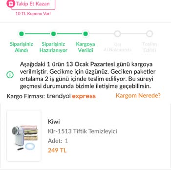 Kargo Teslimatındaki Gecikme Ve Para İadesi Talebi