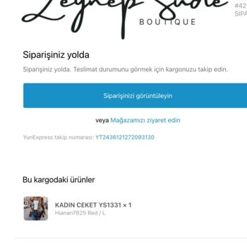 Sipariş Verilen Hırka Hala Teslim Edilmedi