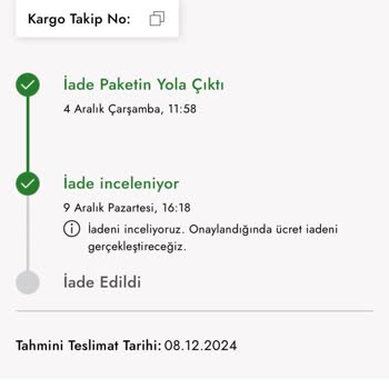 Boyner'den Kusurlu Ürün İadesinde Gecikme