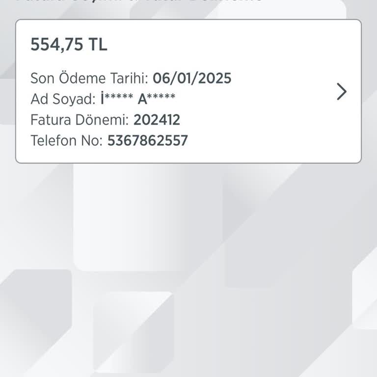 Yanlış Faturalanan Mobil Hat Ücreti İadesi Talebi