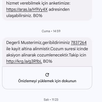 Aras Kargo'nun Teslimat Sorunu Ve İletişim Eksikliği