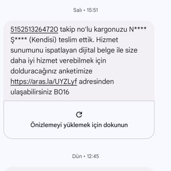 Aras Kargo'nun Teslimat Sorunu Ve İletişim Eksikliği