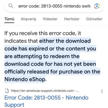 Ungültiger Spielecode erhalten in Super Mario Odyssey für die Nintendo Switch