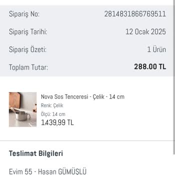 Yanlış Ürün Gönderimi Ve Yetersiz Müşteri Hizmetleri
