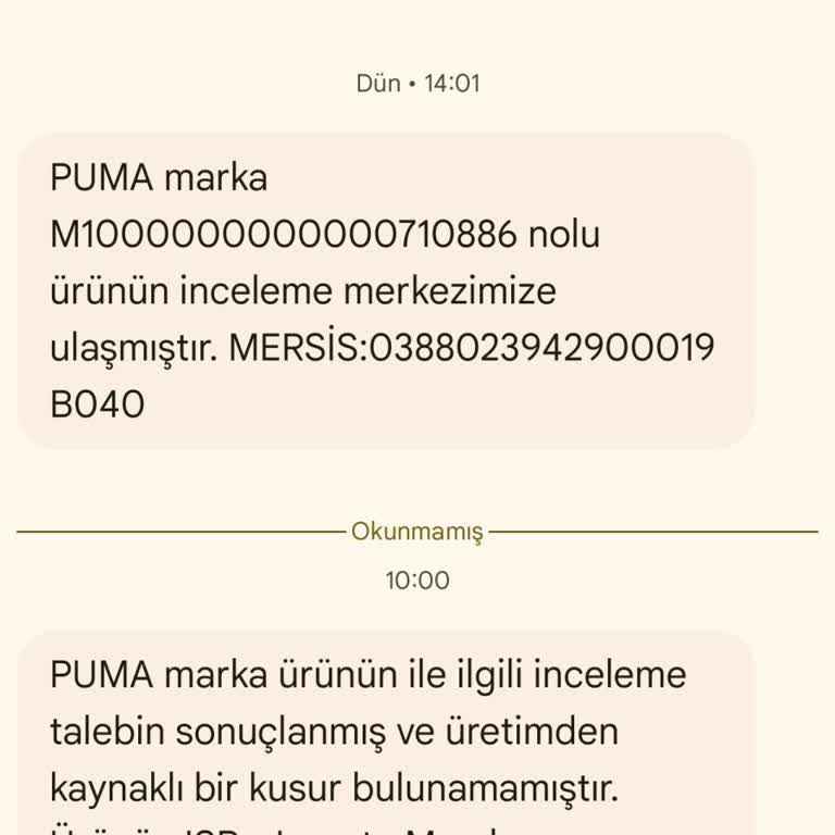 Puma Ayakkabıda Kısa Sürede Yıpranma Ve Garanti Sorunu