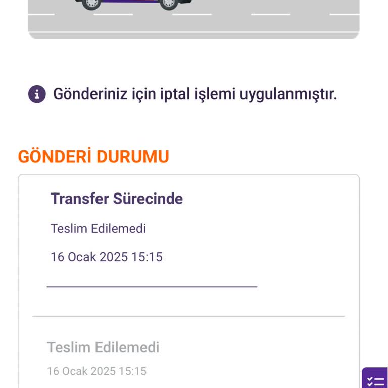 Teslimat Sorunu Ve İletişim Eksikliği