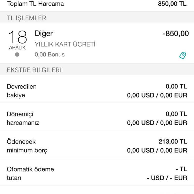 Yanıltıcı Bilgiyle Kart Aidatı Mağduriyeti