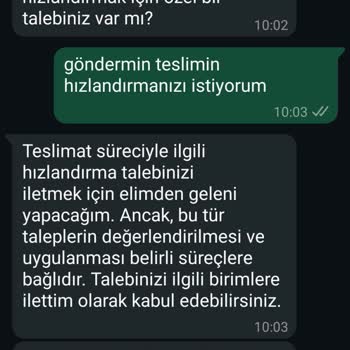 23 Günlük Teslimat Gecikmesi Ve Yetersiz Müşteri Hizmetleri