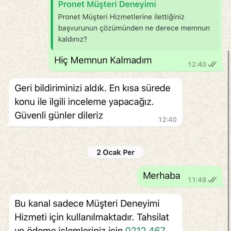 Pronet İptal Sürecinde Muhatap Bulamama Ve Faturalandırma Sorunu