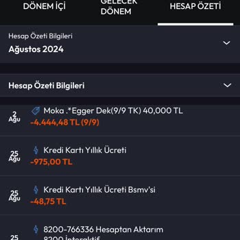 Haksız Kredi Kartı Aidat Ücreti İadesi Talebi
