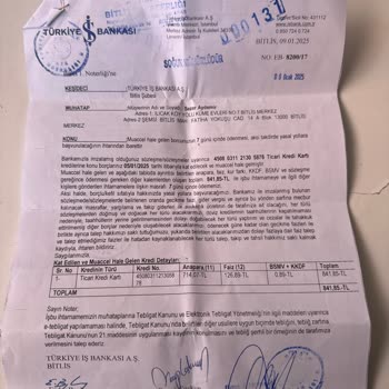 Haksız Kredi Kartı Aidat Ücreti İadesi Talebi