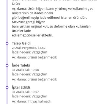 İade Talebim Haksız Yere Reddedildi