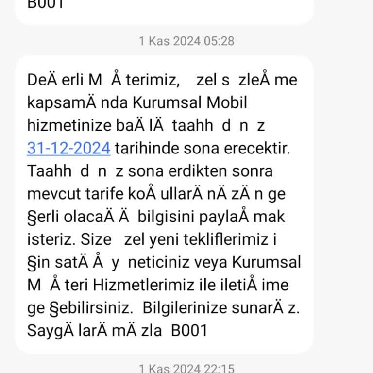 Taahhüt Bitişi Bilgilendirmesi Ve Fatura Şoku